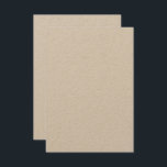 Convites Kraft de 3,5 pol x 5 pol. personalizado | Matte ec<br><div class="desc">Crie convites personalizados incríveis com nossas placas de papel Kraft premium de 3, 5" x 5". Perfeito para casamentos, aniversários e eventos especiais, esses convites ecológicos apresentam um acabamento suave e de tom de terra e espessura de 14 pt (peso de 100 lb). Escolha entre as orientações retrato ou paisagem...</div>