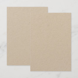 Convites Kraft Personalizado 8,9 cm x 12,7 cm | Matte Ecoló