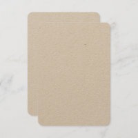 Convites Kraft Personalizados 8,89 cm x 12,7 cm Ca