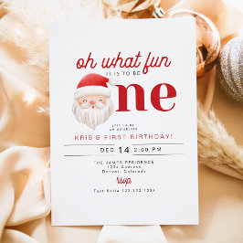 Convites KRIS Que Divertido Ser Um primeiro aniversario