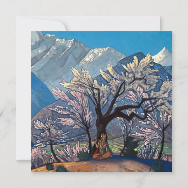 Convites “Krishna - Spring in Kulu” by Nicholas Roerich (Frente)