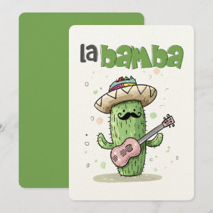 Convites La Bamba Cactus Jam – Uma Festa de Música no Cinco