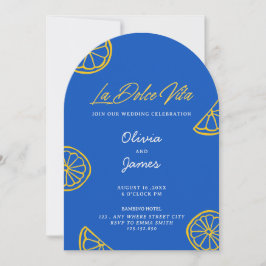 Convites La Dolce Vita Casamento Minimalista Italiano 