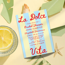 Convites La Dolce Vita Chamada à Noiva à Mão
