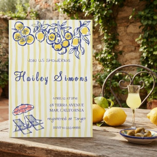 Convites La Dolce Vita Italiana Lemon Yellow