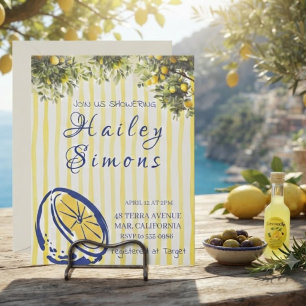 Convites La Dolce Vita Italiana Lemon Yellow