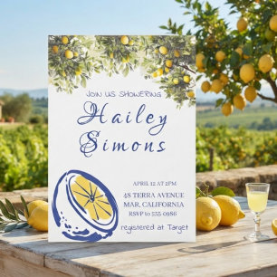 Convites La Dolce Vita Italiana Lemon Yellow