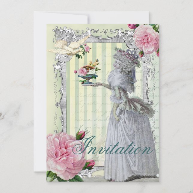 Convites La Lettre D’amour (Frente)