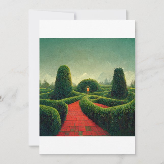 Convites labirinto de cobertura (Frente)