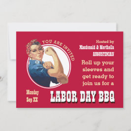 Convites LABOR DAY CHURRASCO Rosie Riveter
