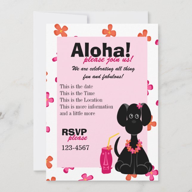 Convites Laboratório tropical (Frente)