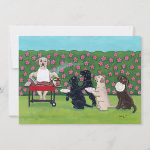 Convites Laboratórios do Partido CHURRASCO no Jardim Azale