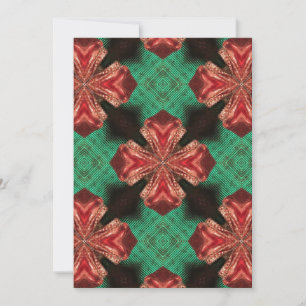 Convites Laço de Cetim Vermelho Design de Fita Verde Crissc