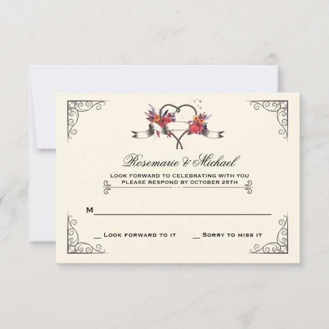 Convites   Laço Em Torno Da Minha Placa De Resposta Cardíac (Frente)