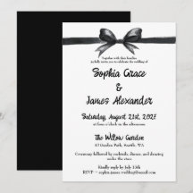 Laço Preto e Branco | Casamento Elegante | Monocro