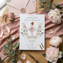 Laço Rosa Caprichoso e Bailarina de Aquarela de An