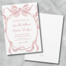 Laço Rosa Elegante e Caprichoso para Casamento