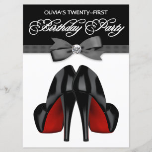 Convites Lacre Preto Vermelho Gravata Borboleta Aniversário