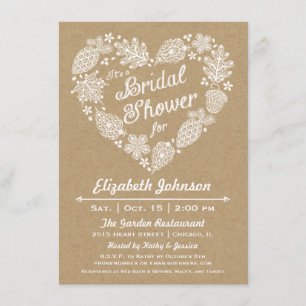 Convites Lacy deixa Chá de panela cardíaco