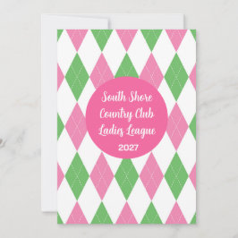 Convites Ladies Golf League Invitation