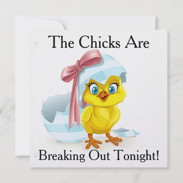 Convites Ladies' Night Humor / Despedida de Solteira  - SRF (Frente)