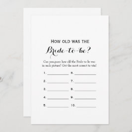 Convites Lado Duplo- 2 Jogo De Chá de panela - Quão Antigo|