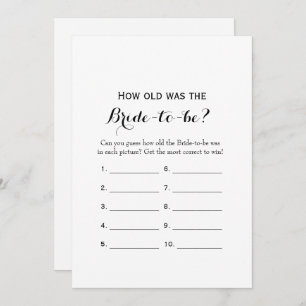 Convites Lado Duplo- 2 Jogo De Chá de panela - Quão Antigo 