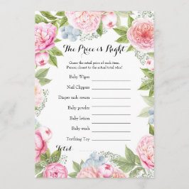 Convites Lado duplo - 2 jogos de Chá de fraldas