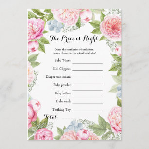 Convites Lado duplo - 2 jogos de Chá de fraldas