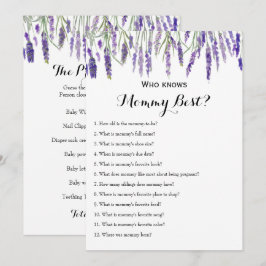 Convites Lado duplo - 2 jogos de Chá de fraldas