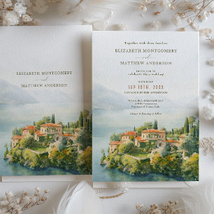Convites Lago Como Villa del Balbianello Wedding