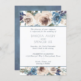 Convites Lago Floral | Casamento Dusty Dandelion Garland