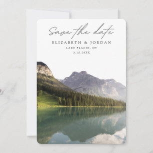 Convites Lago Plácido Nova York Salve o Casamento da Data