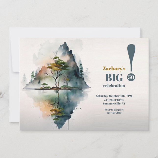 Convites Lago Reflection (Frente)