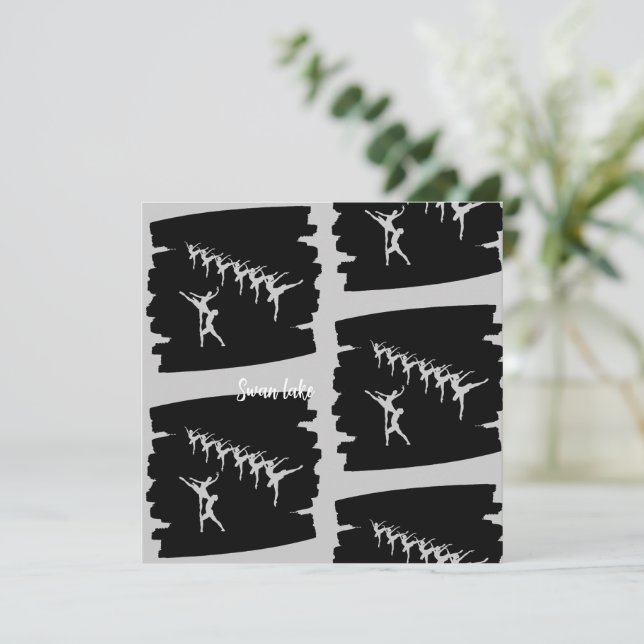 Convites Lago Swan (Em pé/Frente)