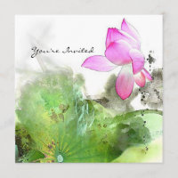 LAGOA LOTUS l arte da pintura da escova do chinês
