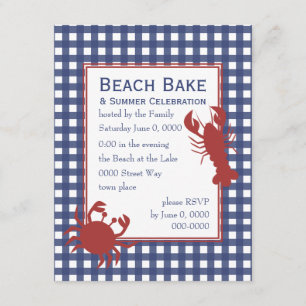 Convites Lagosta e caranguejo