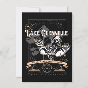 Convites LAKE GLENVILLE Norte carolina geobird