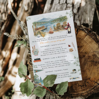 Convites Lake Placid Bachelorette Weekend Itinerary 