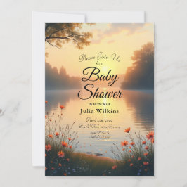 Convites Lakeside Twilight Whispers perto da Água