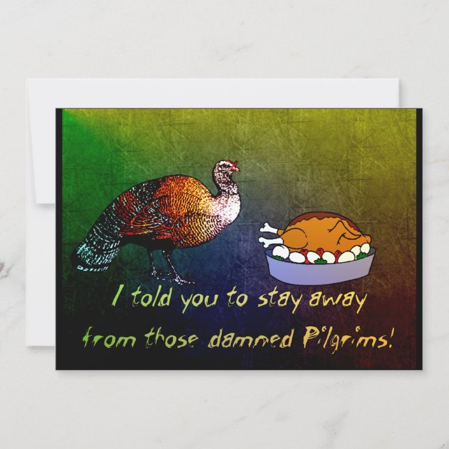 Convites Lamentação de Turquia (Frente)