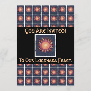 Convites Lammas/Lughnasa Sun Harvest Pagan