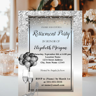 Convites Lâmpada de Prata,Vidro,Ballons - Partido da Reform