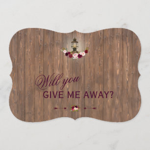 Convites Lâmpada Floral Rústica Antiga Você Me Dará Longe