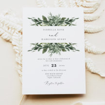 LANA Bohemian Watercolor Casamento Greenery