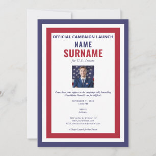 Convites Lançamento da Campanha de Candidatos Políticos