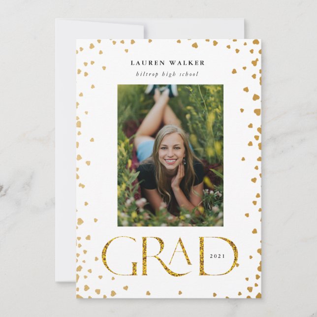 Convites lançamento do formando de script elegante do spark (Frente)