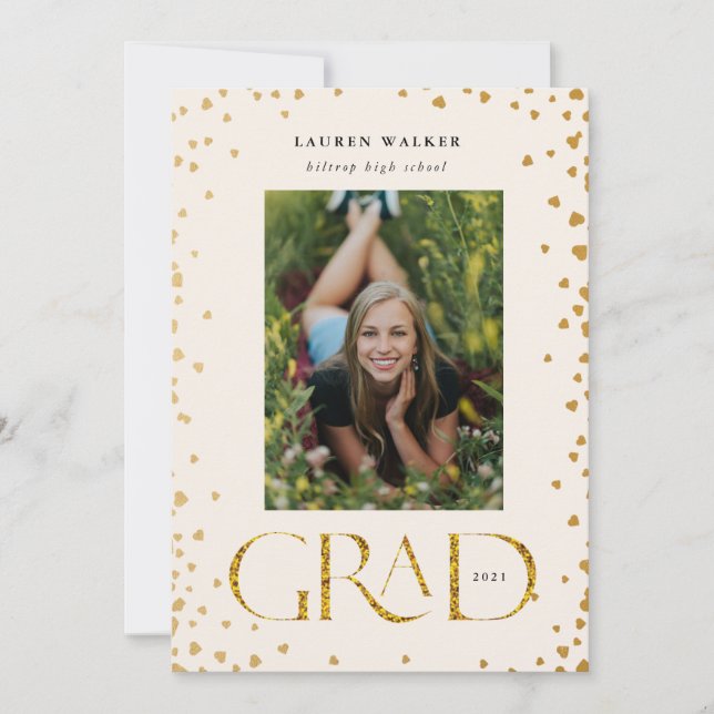 Convites lançamento do formando de script elegante do spark (Frente)