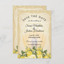 Lanterna ouro e Floral Amarelo