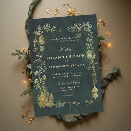 Convites Lanterna Verde Conto de Fadas Casamento Fairycore 